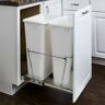 Can-ebmd50pc-r Hardware Resources Double Quart Pull Out Waste Chrome 843512057595 Can-ebmd50pc-r Hardware Resources Double Quart Pull Out Waste Chrome 843512057595