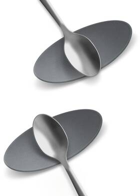 Carrotez 809713414324 Small Silicone Coffee Spoon Rest 2 Pcs 0.2 Inch X 1.6 3.74