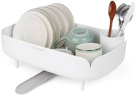 Carrotez 809878543297 Split-design Small Dish Drying Rack Space-saving Drainer For S