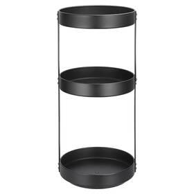 Casa230210aa0406 Casa -j Lazy Susan Turntable Organizer 3 Tier Rotating Spice Racks Metal Condiment O