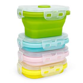 Ee29h01-re Ccyanzi Small Silicone Food Containers With Lids Collapsible Storage Co