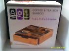 Cecominod092892 Bamboo Decorative Coffee And Tea Storage Box
