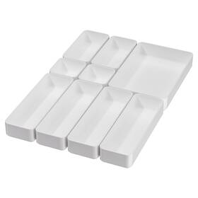 Chancetsui 747301374460 9 Pcs Stackable Drawer Organizer Trays Set Multifunctional Storage