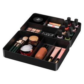 Chancetsui 748899540152 Bathroom Modular Drawer Organizer Set Stackable 3-piece Stora