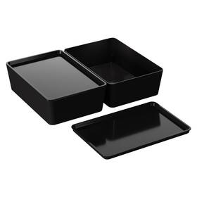 Chancetsui 748899540800 Storage Bins With Lids Plastic Containers Multipurpose Stackable