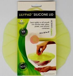 Nd0003 Charles Viancin 8 Inch Silicone Lids. Daisy Lily Design Fits Up To 7.5 New Bx66
