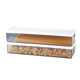 Cheeren 754607243187 Set Of 2 Pcs Clear Plastic Pasta Storage Containers With Lid Rectangular Spa Cheeren 754607243187 Set Of 2 Pcs Clear Plastic Pasta Storage Containers With Lid Rectangular Spa