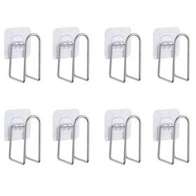 Chenyesun 887147105887 4 Pairs Of Pot Lid Organizer Stainless Steel Wall Mounted Holder Adjusta