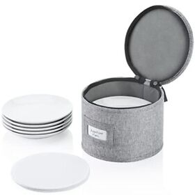 China Storage Container For Saucer And Appetizer Plates 7inch With X 5.5inch H China Storage Container For Saucer And Appetizer Plates 7inch With X 5.5inch H
