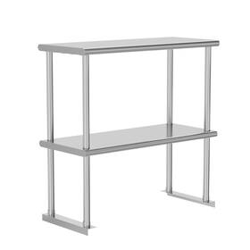 Ts12x36d Chingoo Double Overshelf 2 Tier Stainless Steel Shelf 12 X 36 Inch Weight Capacity 3