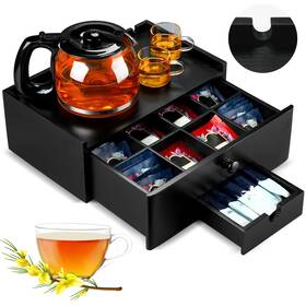 Qiy1538 Cinnvoice Tea Bag Organizer Wood Storage Box 8 Compartments Container Hol Qiy1538 Cinnvoice Tea Bag Organizer Wood Storage Box 8 Compartments Container Hol