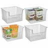 Classicoopwire4pksml-md Mdesign Metal Kitchen Food Storage Basket Open Front 192173120224