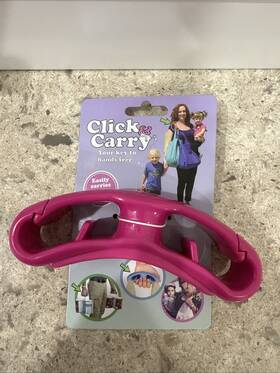 Click & Carry 811293020046 And Grocery Bag Carrier Pink New Click & Carry 811293020046 And Grocery Bag Carrier Pink New