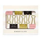 Clip-17776  Gibson Binder Clips By Winks Measures Assorted Colors 636225745695