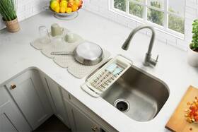 Clorox 047968593595 - Keptclean 2-piece Folding Kitchen Sink Mat And Organizer