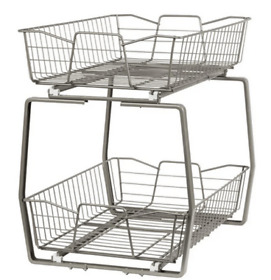 308900 Closet Maid 18inch H X 14inch With 2-tier Kitchen Cabinet Pull-out Organizer 308900 Closet Maid 18inch H X 14inch With 2-tier Kitchen Cabinet Pull-out Organizer