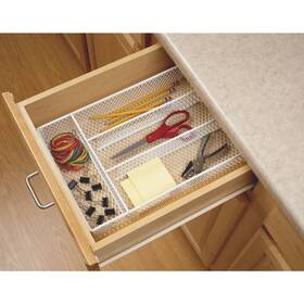 Closetmaid 075381034814 White Stainless Steel Drawer Utensil Organizer Closetmaid 075381034814 White Stainless Steel Drawer Utensil Organizer