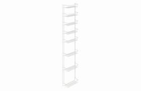 8t-wmsr-7213 Closetmaid 804200 Wire Frame 72 Inch H X 13 W 8 Basket Tier Wall - White 8t-wmsr-7213 Closetmaid 804200 Wire Frame 72 Inch H X 13 W 8 Basket Tier Wall - White