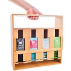 Cm002c005 Bamboo Tea Storage Chests Bag Organizer Compartment High Capacity Wooden