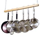 Cmpr62373 Ceiling Mounted Wooden Pot Rack 600162462373
