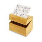 Cominhkpr123062 Kovot Bamboo Recipe Box 610563564453