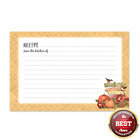Cominhkpr152871 Brownlow Kitchen Gifts Lined Recipe Cards Autumn Harvest 703800060730