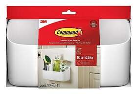 Command 068060463586 Large Organizing Caddy Organize Damage-free Heavyweight Hanging Up To 10lbswhite