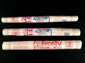 Con-tact 071691099031 Lot Of 3 Vintage 1991 Self-adhesive Shelf Liners Diamond Pattern