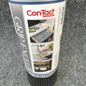 Con-tact 790444017077 Excel Grip Black 12 Inch X10ft Non-adhesive Nonskid Shelf And Drawer Liner
