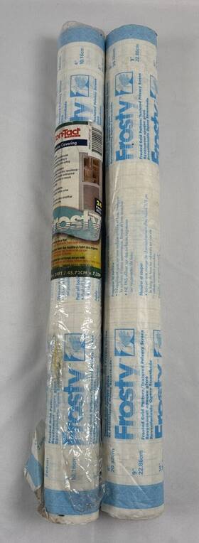 990800 Con-tact Brand 990800. Diamond 24ft X 18 Inch Clear Frosty Grid Privacy Film Two Rolls Read