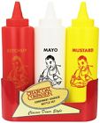 Condiment-bottle-set-classic-diner Charcoal Companion 3 Psc 885606147140