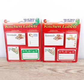 Conimar 073143521008 Lot Of 2 - 96 Pack Kitchen Canning Food Grandma Gift Labels Made In Usa