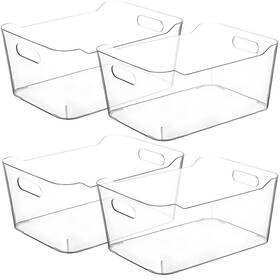 Control Kitchen 687368937287 Clear Storage Bins Pantry Organizers And Containers Fridge Organizer