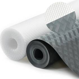 Cooenia 726084185937 2 Rolls Shelf Liner Non-adhesive Kitchen Cabinets Drawer Liners Waterproof And