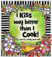 Cookbook Recipe 3-ring Binder 40-ct Cards Brownlow Fun Shopping Gifts Authorized Seller I Kiss Better Design W Dividers 40 Protectors 703800045027