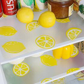 Cooyes 726312842472 Refrigerator Liners Waterproof Oil-proof Fridge Mats Easy To Cut Non-adhesive