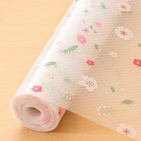 Cooyes 742404287617 Shelf Liner Premium 17.5 Inch W X 78.7 L Green Pink