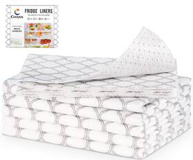 Cooyes 751753954729 Non Slip Refrigerator Liners 2 In 1 Absorbent Fridge And Fresh Mats M Cooyes 751753954729 Non Slip Refrigerator Liners 2 In 1 Absorbent Fridge And Fresh Mats M