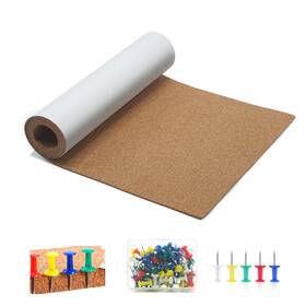 Roll01 Coroar Self-adhesive Backed Cork Roll Board Sheet Paper Shelf Line Roll01 Coroar Self-adhesive Backed Cork Roll Board Sheet Paper Shelf Line