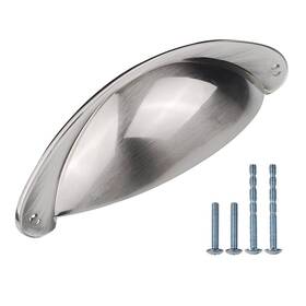 Z8233-bsn Cosnys 10 Pack 3 Inch 76 Mm Cabinet Cup Pull Brushed Nickel Drawer Pulls Kitchen H