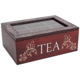 Cottage Garden 633303999643 Tea Cherry Woodgrain 9 X 6.25 Pine Wood Storage Chest