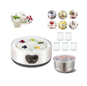 Hu-ujh582 Cowenhey Yogurt Maker Automatic Digital Yoghurt Machine With 5 Glass J
