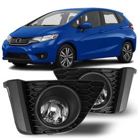 5559061571 Cpw Fog Lights Compatible With Honda Fit 2015 2016 2017 Clear Lens Bumper Dri