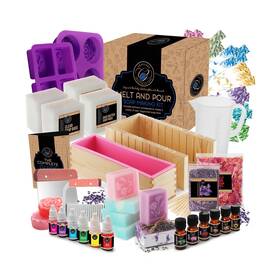 Zsxp91557 Craftzee Large Deluxe Soap Making Kit - All-in-one Supp... Fast Ship
