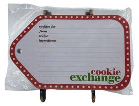 143-301 Crate And Barrel Vintage Cookie Exchange Tags Recipe Cards New Sealed Package Xmas 143-301 Crate And Barrel Vintage Cookie Exchange Tags Recipe Cards New Sealed Package Xmas