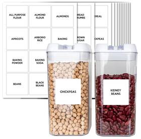 Clk001 Creativity Labels 144 Modern Kitchen Pantry For Food Storage Containers Waterproof Pr Inch