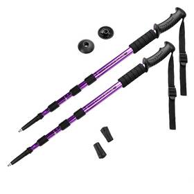 Shik-004 Crown Sporting Goods 2 Shock-resistant Adjustable Trekking Pole And Hiking Staf