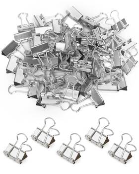 25mm-silver Cuarusuika Binder Clips Set 40pack 1 In Small Clip Paper For Off 25mm-silver Cuarusuika Binder Clips Set 40pack 1 In Small Clip Paper For Off