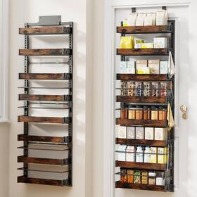 Cuisibot 797843857204 8 Tier Over The Door Pantry Organizer 2 In 1 Wall Mount Or Metal H... Fast Ship
