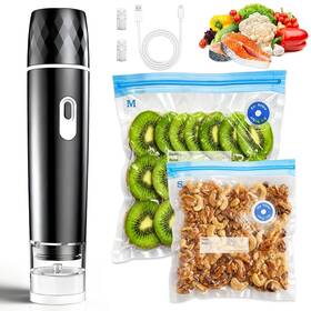100kpa Cvqza 769165297334 Compact Vacuum Sealer For Food Powerful Suction Handheld Seale 100kpa Cvqza 769165297334 Compact Vacuum Sealer For Food Powerful Suction Handheld Seale